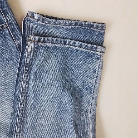 Brandy‎ Melville J Galt Mid Rise Button Fly Jeans Size Small in Med Wash Denim - Picture 10 of 14